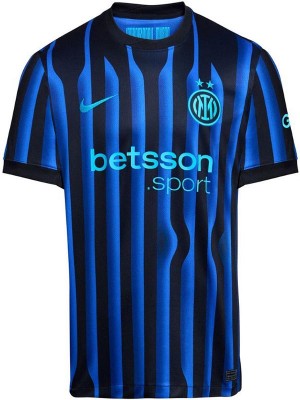 Inter milan home jersey adult first soccer uniform men's kit 2025-2026