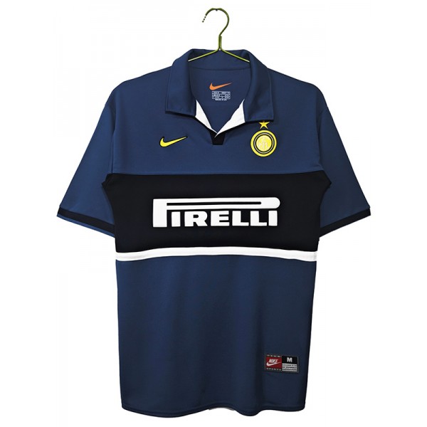 Inter milan third retro jersey soccer vintage uniform men's 3rd sports football kit top shirt 1998-1999