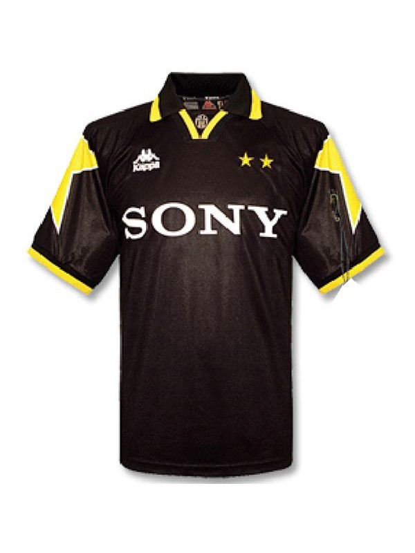 Juventus away retro jersey men's 2ed soccer sportwear football shirt 1995/96