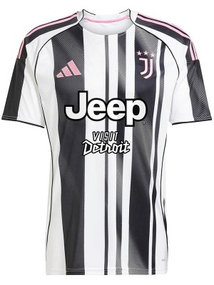Juventus home jersey adult soccer uniform men's first kit football shirt 2025-2026