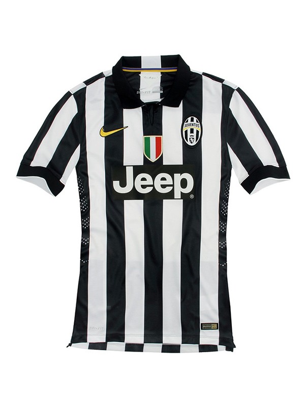 Juventus home retro jersey match men's first sportswear football shirt 2014-2015