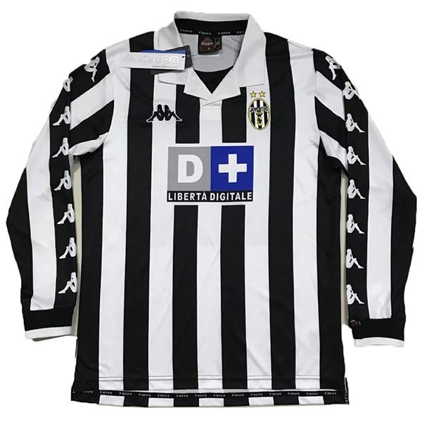 Juventus Retro Home Long Sleeve Soccer Jersey 1999/2000