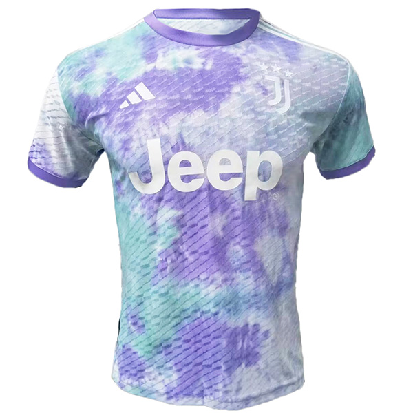 Juventus special edition player's edition jersey purple white soccer uniform men's sportswear football kit tops sport shirt 2023-2024
