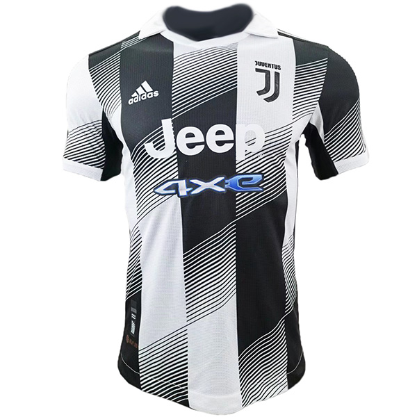 Juventus special player version jersey soccer uniform men's football tops sport black white shirt 2022-2023