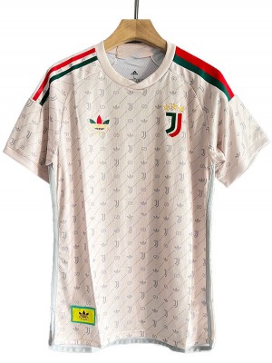 Juventus x Adids original special edition jersey Guc yellowish soccer uniform men's football kit sports top shirt 2024-2025