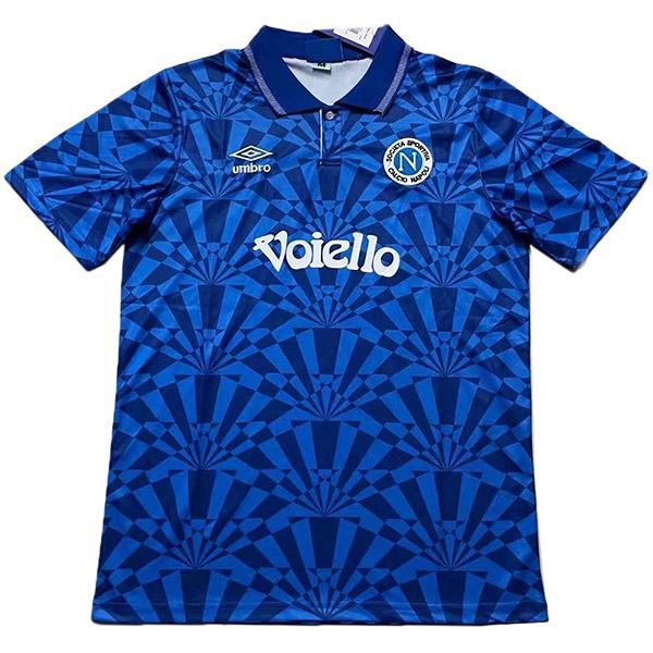 Napoli home retro vintage soccer jersey match men's first sportswear football 1991-1993