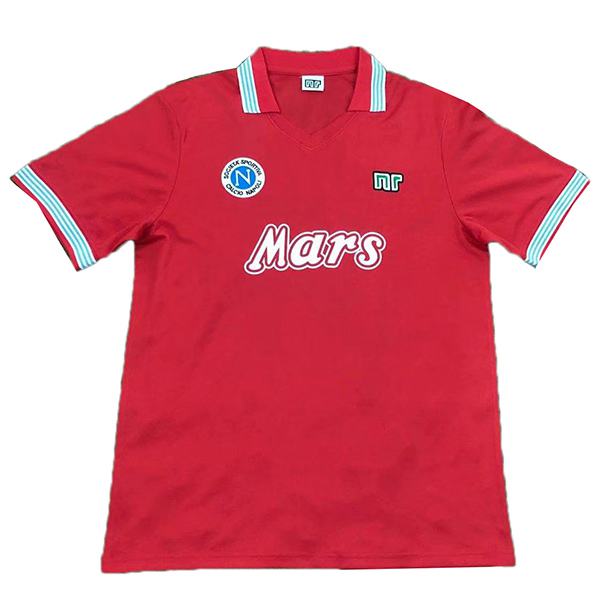 Napoli third retro soccer jersey sportwear men's 3rd soccer shirt football sport t-shirt 1988-1989