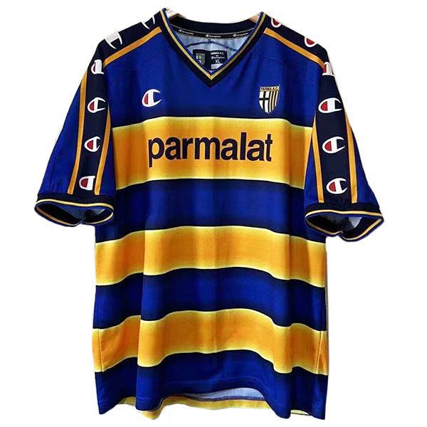 Parma away vintage retro soccer jersey  maillot match men's second sportswear football shirt 2001-2002