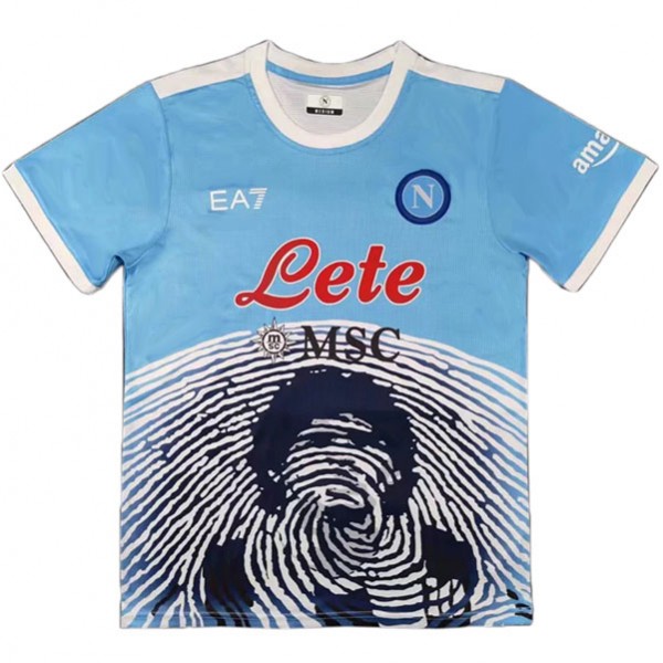SSC Napoli limited edition jersey training Maradona uniform men's soccer sportswear blue football tops sports shirt 2022-2023