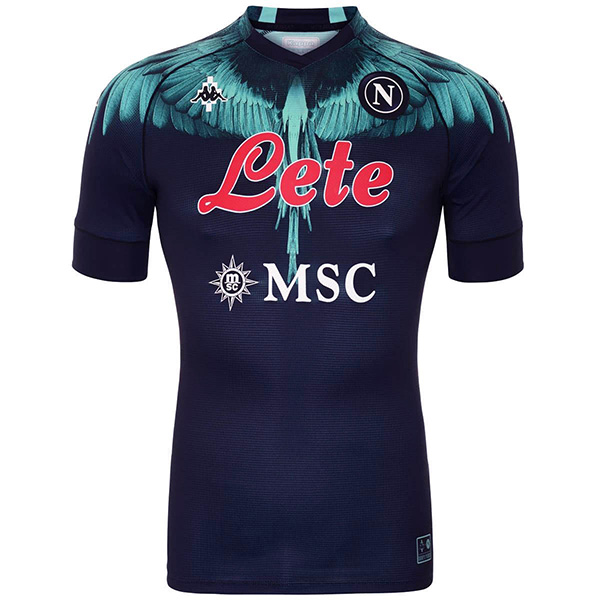 SSC Napoli limited edition jersey training uniform men's soccer sportswear navy football tops sports shirt 2021-2022