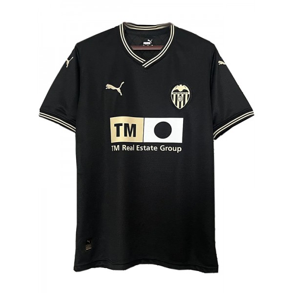 Valencia special jersey black soccer uniform men's sports football kit top shirt 2024-2025