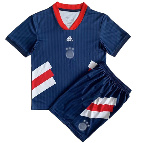 Ajx special kids jersey soccer kit children navy football mini shirt youth uniforms 2023-2024