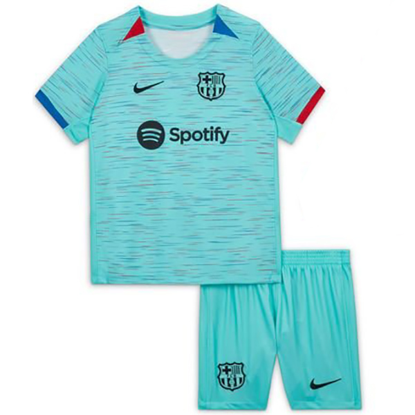 Barcelona third kids jersey soccer kit children 3rd football mini shirt youth uniforms 2023-2024