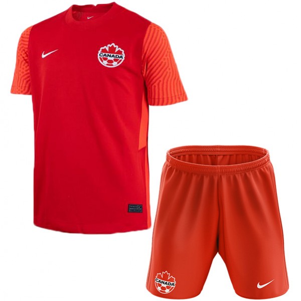 Canada home kids kit soccer children first football mini shirt youth uniforms 2022 world cup