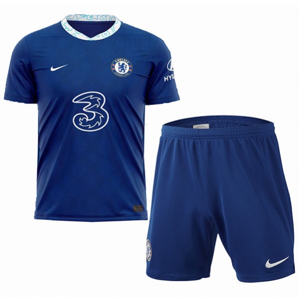 Chelsea home kids kit soccer children jersey football shirt youth uniforms 2022-2023