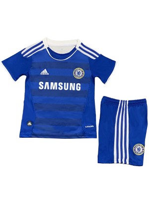Chelsea home kids retro jersey vintage soccer kit children first football mini shirt youth uniforms 2011-2012
