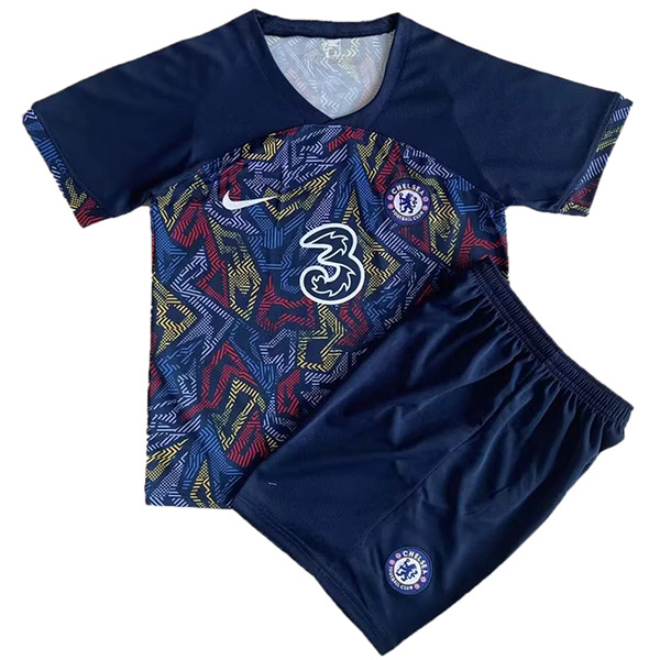Chelsea kids jersey concept edition soccer kit children navy football mini shirt youth uniforms 2023-2024