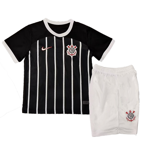Corinthians away kids jersey soccer kit children second football shirt mini youth uniforms 2023-2024