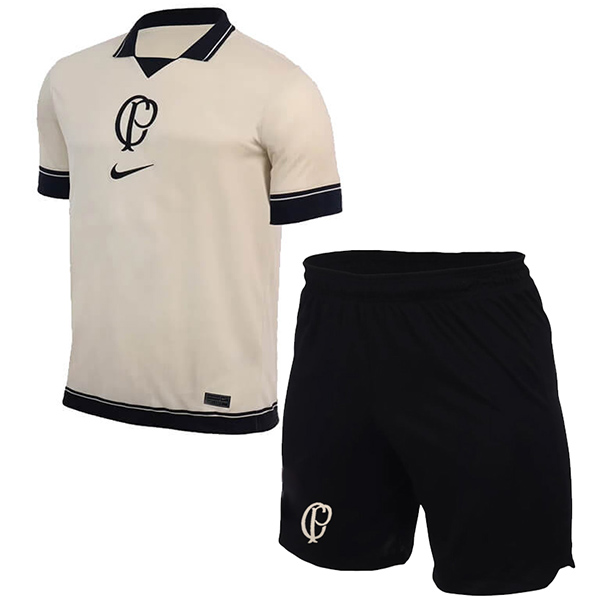 Corinthians fourth kids jersey soccer kit children 4th football mini shirt youth uniforms 2023-2024