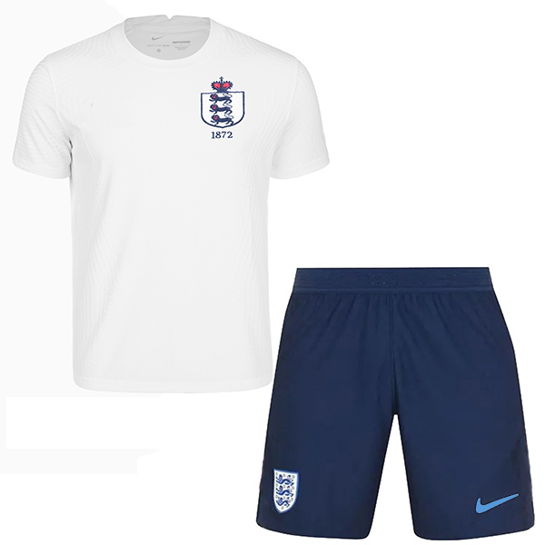 England 150 years special anniversary kids jersey soccer kit children white football mini shirt youth uniforms 2023