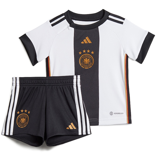 Germany home kids kit soccer children first football mini shirt youth uniforms 2022 world cup