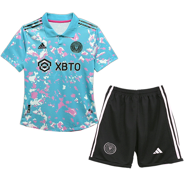Inter miami third kids jersey soccer kit children 3rd football mini shirt youth uniforms 2023
