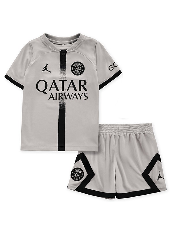 Jordan Paris saint germain away kids kit soccer children jersey football second shirt youth uniforms 2022-2023