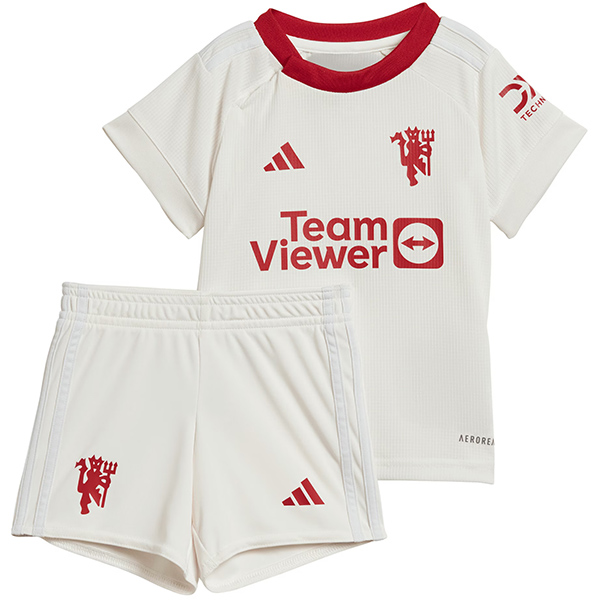 Manchester united third kids jersey soccer kit children 3rd football mini shirt youth uniforms 2023-2024