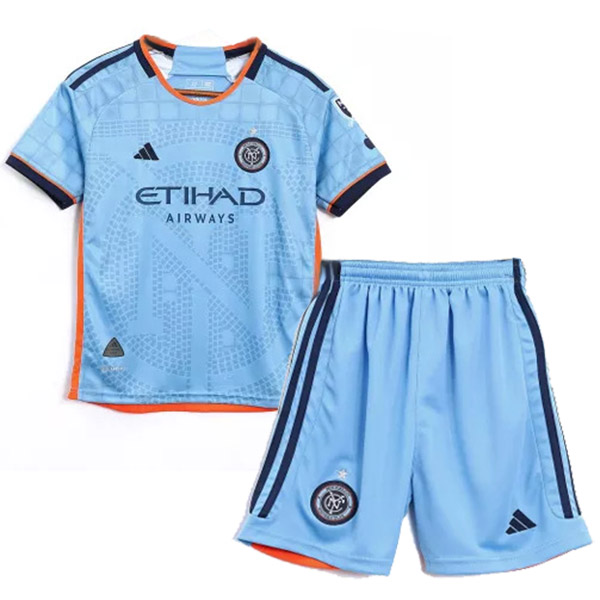 New York City home kids jersey soccer kit children first football shirt mini youth uniforms 2023-2024