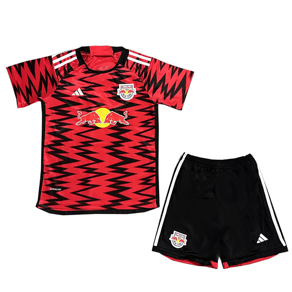 New York Red Bulls home kids jersey soccer kit children first football mini shirt youth uniforms 2024-2025