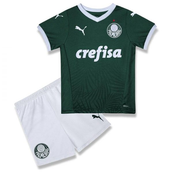 Palmeira home kids kit soccer children first jersey football shirt youth uniforms 2022-2023