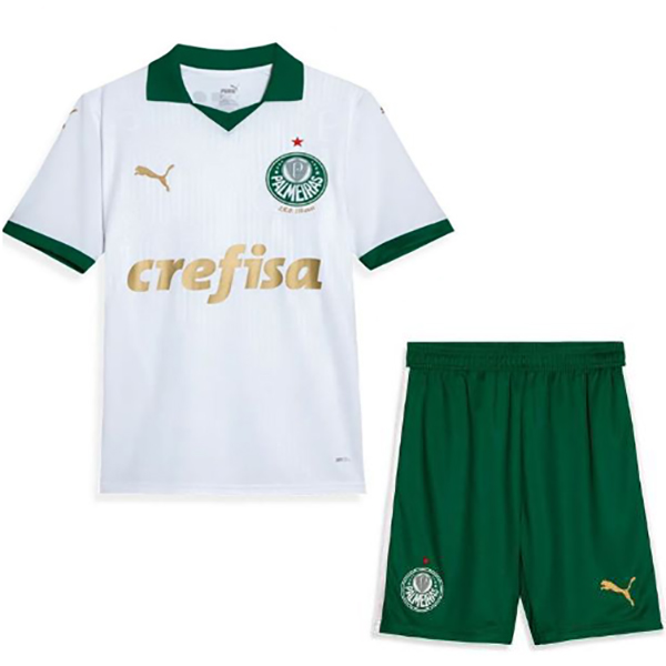 Palmeiras away kids jersey soccer kit children second football mini shirt youth uniforms 2024-2025