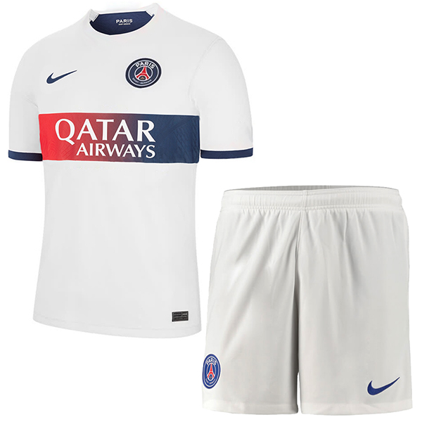 Paris saint germain away kids jersey soccer kit children second football mini shirt youth uniforms 2023-2024