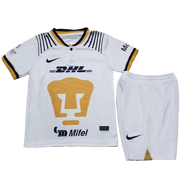 Pumas UNAM home kids kit soccer jersey children first football mini shirt youth uniforms 2022-2023