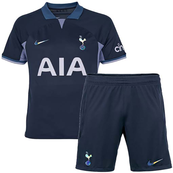 Tottenham hotspur away kids jersey soccer kit children second football mini shirt youth uniforms 2023-2024
