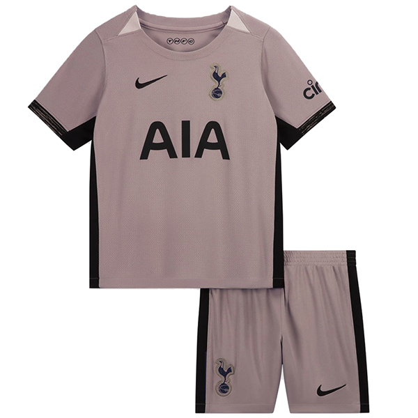 Tottenham hotspur third kids jersey soccer kit children 3rd football mini shirt youth uniforms 2023-2024