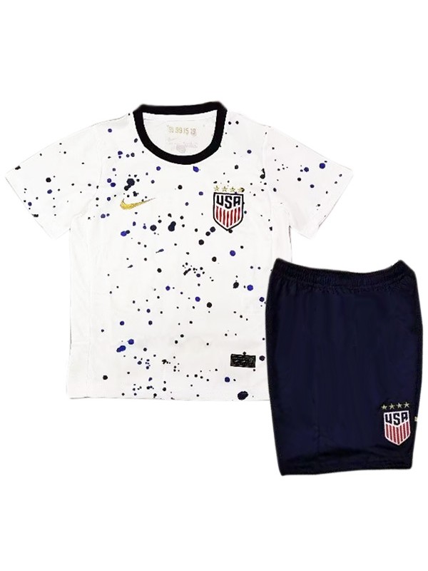 USA home kids jersey United States children first football mini shirt soccer kit youth uniforms 2023