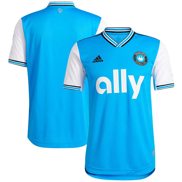 Charlotte home jersey soccer uniform men's first football kit tops sport shirt 2023-2024