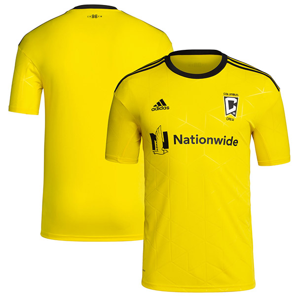 Columbus Crew home jersey soccer uniform men's first sportswear football top shirt 2022-2023