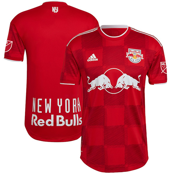 New york red bulls away jersey soccer match kit men's second sportswear football tops sport shirt 2022-2023