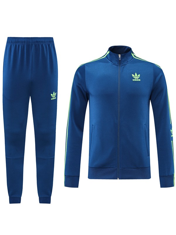 Adas jacket football sportswear tracksuit full zipper men's training kit athletic navy outdoor soccer coat 2022-2023