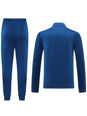 Adas jacket football sportswear tracksuit full zipper men's training kit athletic navy outdoor soccer coat 2022-2023