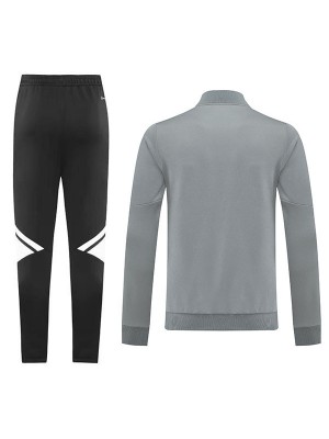 Adas jacket football sportswear tracksuit full zipper men's training kit athletic outdoor soccer gray coat 2022-2023