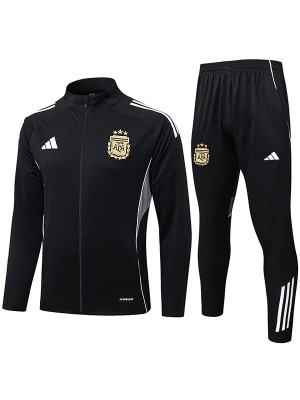Argentina jacket black tracksuit men's training kit 2025-2026