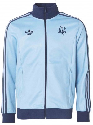 Argentina windbreaker jacket light blue tracksuit men's training coat 2025-2026