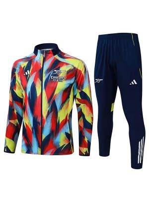Arsenal jacket red yellow tracksuit men's training kit 2025-2026