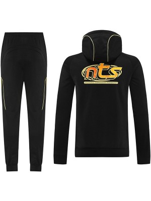 Arsenal windbreaker hoodie jacket black tracksuit men's training coat 2025-2026