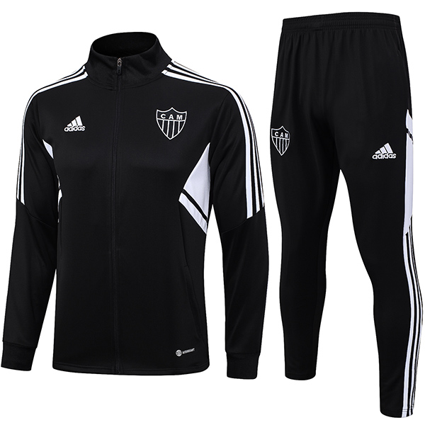 Atletico Mineiro jacket football sportswear tracksuit black full zipper uniform men's training kit outdoor soccer coat 2023-2024