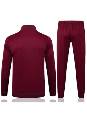 Bayern munich jacket maroon tracksuit men's training kit 2025-2026