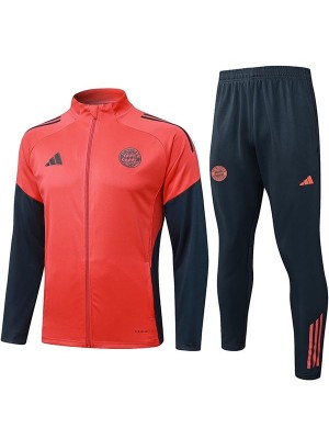 Bayern Munich jacket red tracksuit men's training kit 2025-2026